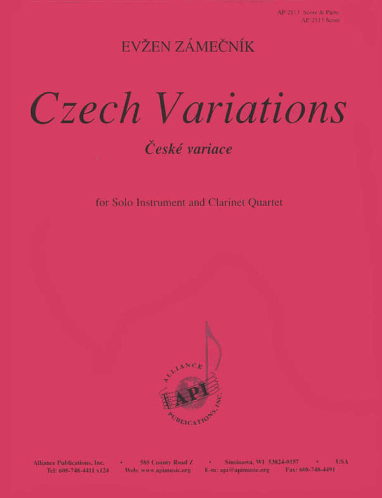 Czech Variations - Solo Inst-clnt Qt - Set